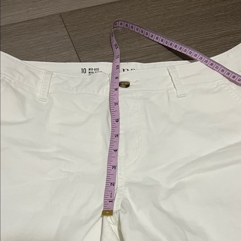 Women's White Casual Shorts - Picture 5 of 6